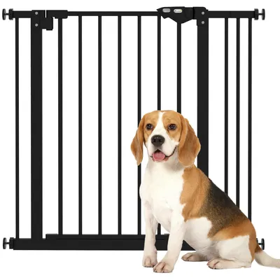 Image de Barrières de sécurité PawHut pour chiens, barrières d'escalier, barrières pour chiens, barrières de sécurité