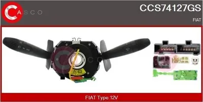 Produktbild von CASCO CCS74127GS Lenkstockschalter Kombischalter für FIAT DUCATO Kasten (244) DUCATO Pritsche/Fahrgestell (244) DUCATO Bus (244, Z) für CITROËN