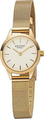 Immagine prodotto di Orologio da donna Regent F-1166 analogico, bracciale in metallo dorato D2URF1166