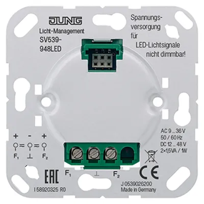 Produktbild von Jung Spannungsversorgung AC9-36V DC12-48V SV 539-948 LED