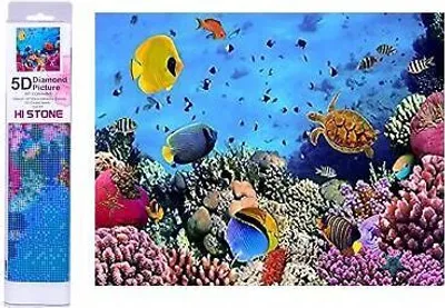Produktbild von Norimpex Diamant-Gemä lde eines Fisches auf einer Klippe 30x40cm