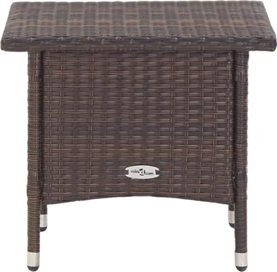 Immagine prodotto di vidaXL Tavolino marrone 50x50x47 cm in poly rattan