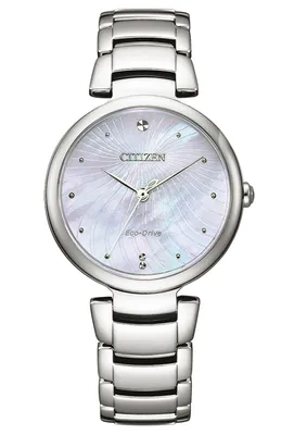 Image de Citizen EM0850-80D Eco Drive Montre dame en acier inoxydable argenté