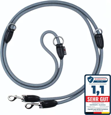 Obrázok produktu pre Nastaviteľné vodítko pre psov 3 m, pre veľké psy, nylon, 200 kg, sivé