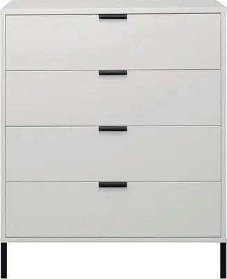 Produktbild von Kommode Erna 81x45x102 Kreidegrau matt Lack 14724-Q
