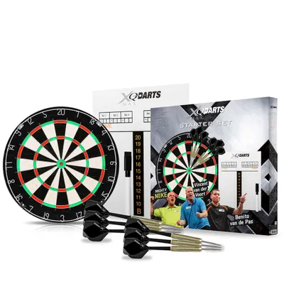 Produktbild von XQmax Darts Dartscheibe StarterSet Borste QD7000040