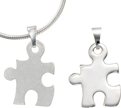 Produktbild von JOBO Anhänger Partneranhänger 925 Sterling Silber teilmattiert