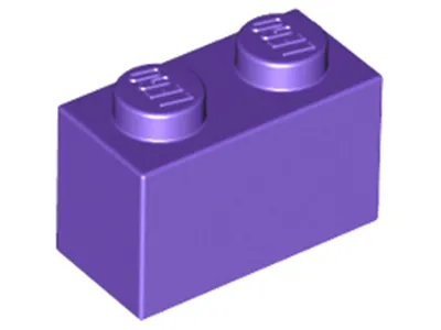 A single Lego brick on a white background.