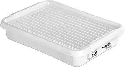 Zdjęcie produktu dla Pojemnik Plastikowy Pudełko Z Pokrywą Do Przechowywania Box Organizer 6L