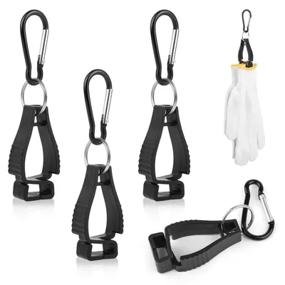 Imagen del producto de Clips para guantes, juego de 4 unidades, reutilizables, resistentes, para guantes de trabajo