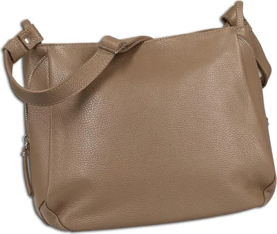 Immagine prodotto di Toscanto taupe, borsa a tracolla grande color beige 35x28x13 cm OTT182UI5