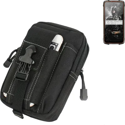 Produktbild von K-S-Trade Gürtel Tasche kompatibel mit Cubot KingKong 5 Pro Gürteltasche Holster Schutz Hülle Handy Hülle Smartphone outdoor Handy-Hülle schwarz