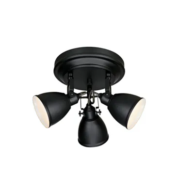 Immagine prodotto di FJÄLLBACKA Plafoniera nera 3 lampadine