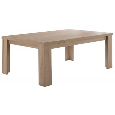 Produktbild von Tisch Esstisch Auszugstisch Küchentisch ausziehbar MONZI 200 x 90 cm Eiche Sonoma Sägerau Nb.