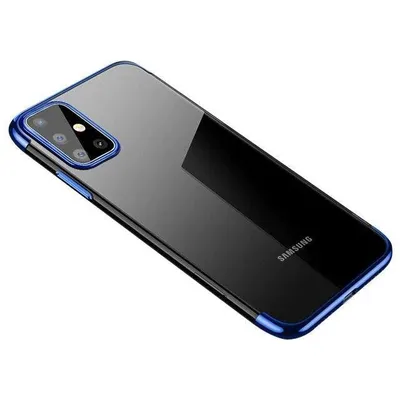 Produktbild von Hlle Clear Color Case, fr Samsung Galaxy A72 4G, blau