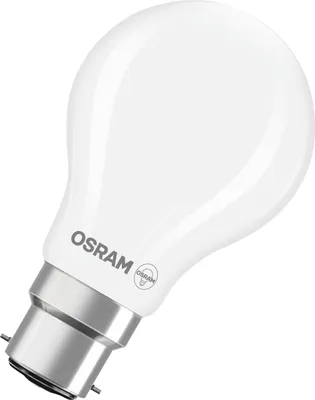 Obrázek produktu pro OSRAM LED žárovka tvaru hvězdy Žárovka s vláknem A60, 2700 K teplá bílá, 5,9 W, B22d, matná, 806 lm, 15 000h, pro stropní a volně stojící svítidla, neoslňující