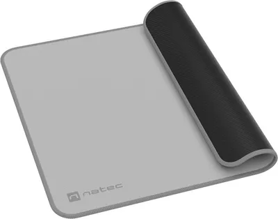 Produktbild von NATEC Colors series, Grau, Einfarbig, Stoff, Gummi, Anti-Rutsch-Basis