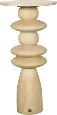 Produktbild von PTMD – Callain Beistelltisch – Beige – 40 x 40 x 80 cm