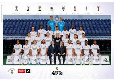 Obrázok produktu pre Plagát real madrid 2022/2023 šablóna