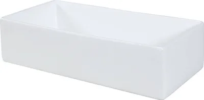 Obrázek produktu pro Keramické umyvadlo GAJA na desku, 45 cm, bílý lesklý povrch