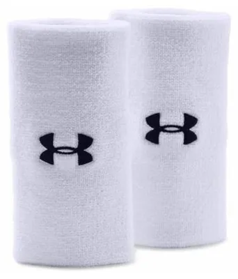 Image de Bracelets Under Armour performance wristband 6" Blanc