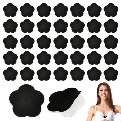 BH-Bügelreparaturpflaster, 180 Stück, selbstklebend, schwarz, 3,5x3,6 cm