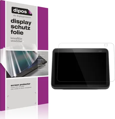 Produktbild von 2x Schutzfolie für Amazon Echo Show 8 2nd Gen klar Displayschutzfolie Folie Display Schutz dipos