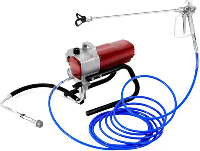 Produktbild von Airless-Spritzgerät – 1800W leistungsstarker Motor – Elektrische Spritzpistole mit 1,3 m Schlauch und einer Durchflussmenge von 1,8 l/min