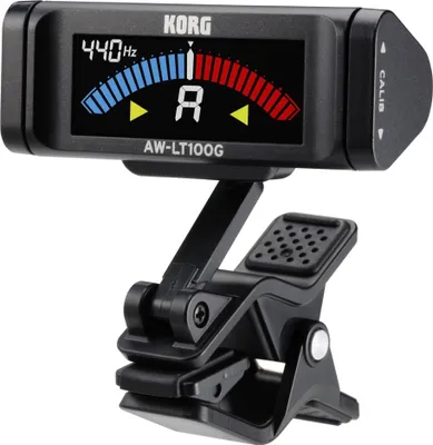 Image de Korg AW-LT100G - Accordeur à clips pour guitare - noir