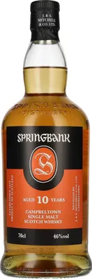 Image de Springbank 10 Years Old Campbeltown Single Malt Scotch Whisky 46% Vol. 0,7l