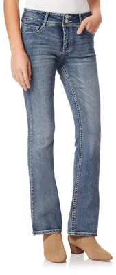 Productafbeelding van WallFlower Instastretch Luscious Curvy Bootcut Jeans voor dames - Blauw - Maat 48