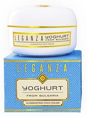 Obrázek produktu pro Leganza rozjasňující krém na obličej s Jogurtem 45 ml