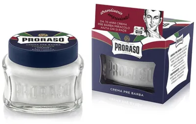 Zdjęcie produktu dla Proraso - Protective, Linia Niebieska - Krem Przed Goleniem, Ochronny Z Wit. E 100 ml