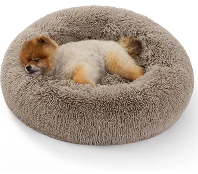 Produktbild von Katzenbett waschbar Ø 60 cm rund Kamel