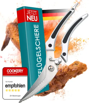 Geflügelschere aus Edelstahl, 30 cm, für Geflügel und Knochen