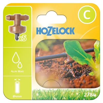 Image de Goutteurs en ligne à pression compensée - 4 L/h - lot de 5