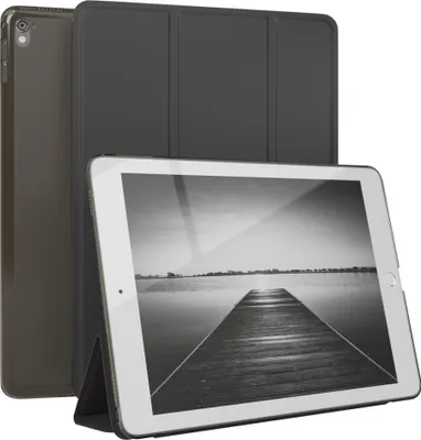 Produktbild von EAZY CASE Smartcase für Apple iPad Pro 12,9" 3 / 4 / 5 / 6 (2018/2020/2021/2022) Tabletcase Bookcover Smart Flipcase magnetisch Schwarz