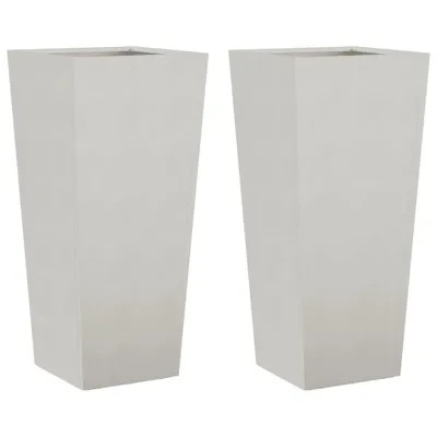 Zdjęcie produktu dla vidaXL Sadzarka 2 szt. 35x35x75 cm stal nierdzewna