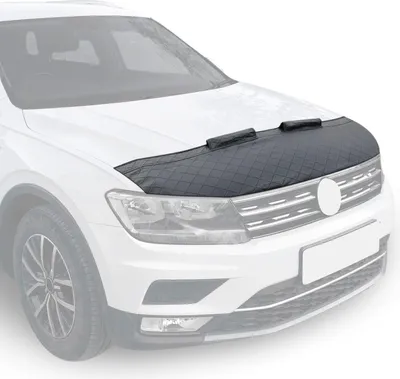 Produktbild von Schwarz Halb Haubenbra Steinschlagschutz Bonnet Bra für VW Sharan 2010-2015