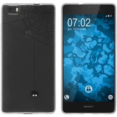 Produktbild von PhoneNatic Case kompatibel mit Huawei P8 Lite 2015 (1.Gen.) Silikon-Hülle Herbst Spinne/Spider M3