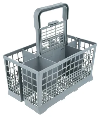 Produktbild von vhbw Besteckkorb für Spülmaschine kompatibel mit Miele Geschirrspüler - Mit Griff, 7 Fächer