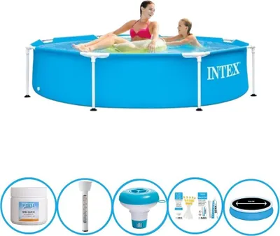 Produktbild von Intex Pool Metal Frame 244x51 cm - Schwimmbad-Paket