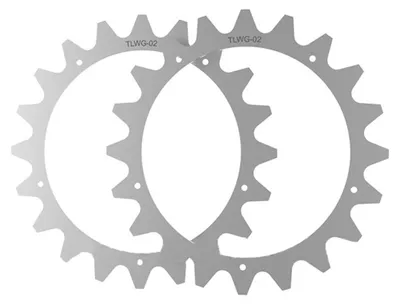 Immagine prodotto di INF Spuntoni antiscivolo per ruota di trazione per robot rasaerba, acciaio laminato a freddo, argento - compatibile con Gardena Sileno Minimo 250 e Gardena Sileno Minimo 500