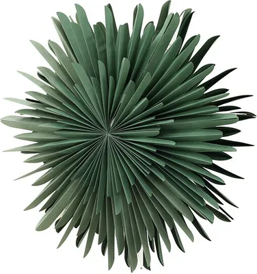 Produktbild von Sälen Weihnachtsstern mit Licht Papier Ø80 cm Pendelleuchte grün.