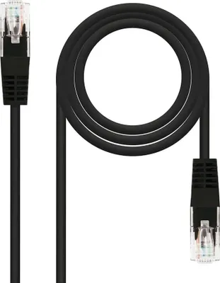 Produktbild von Nanocable 10.20.0100-BK, 0,5 m, Cat5e, U/UTP (UTP), RJ-45, RJ-45, Schwarz