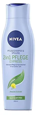 Zdjęcie produktu dla NIVEA 4005900917782, 250 ml, Szampon i odżywka 2 w 1, Użytkownicy nieprofesjonalni, Kobiety, Do wszystkich włosów, Wszystkie kolory