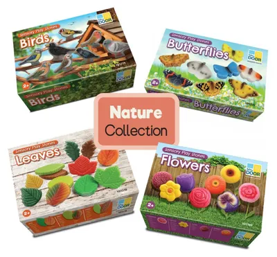 Produktbild von Yellow Door sensorisches Spielzeug Steine Natur Kollektion Lernspiel