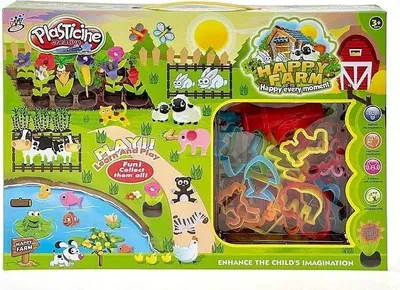Zdjęcie produktu dla Zestaw ciastoliny z akcesoriami Happy Farm
