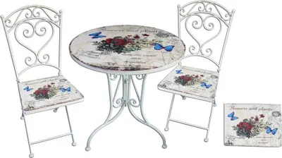 Produktbild von Bistro-set, FLORAL 3-tlg.