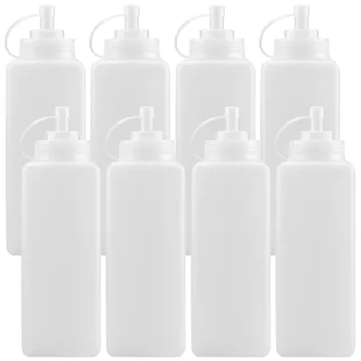 Obrázek produktu pro Balení 8 kusů stlačovacích lahví na omáčky, objem 1000 ml